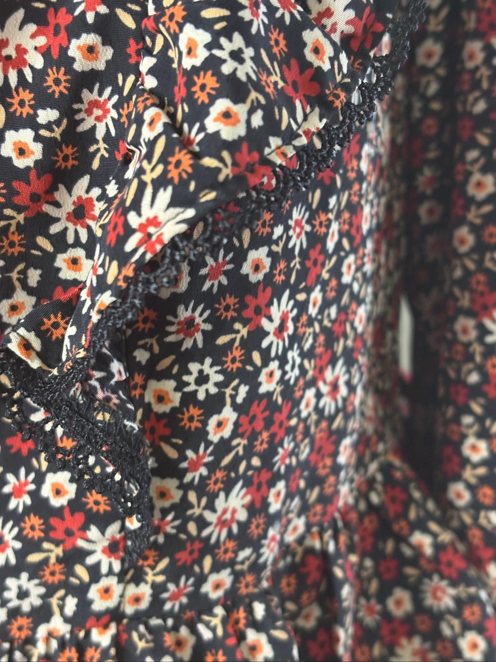 Primark long-sleeved floral blouse size 40 – photo 3